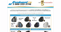 Desktop Screenshot of evoluent.ca